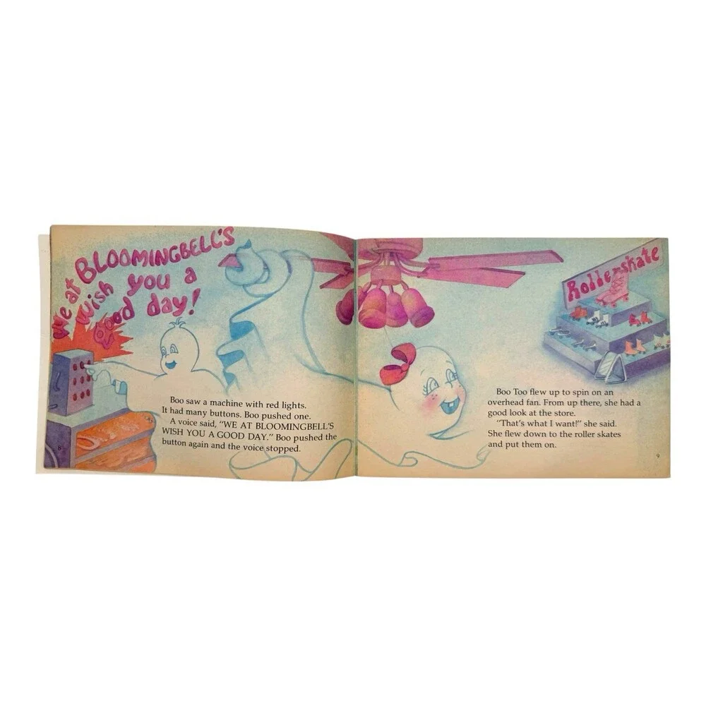 VTG 1987 Weekly Reader Picture Book Boo The Ghost & Robbers HALLOWEEN Seuling